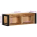 Mueble de TV madera maciza de mango rugosa 80x30x25 cm