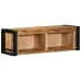 Mueble de TV madera maciza de mango rugosa 80x30x25 cm