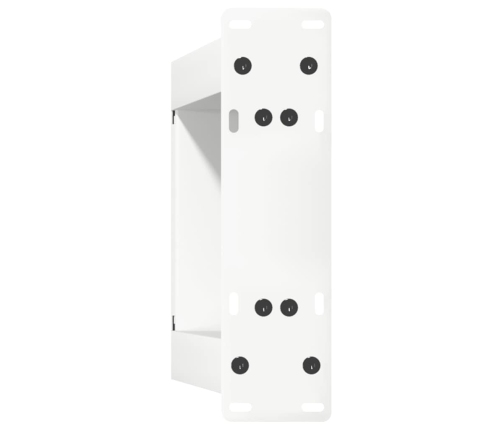 Patas de mesa de centro forma U 2uds acero blanco 30x(30-31) cm