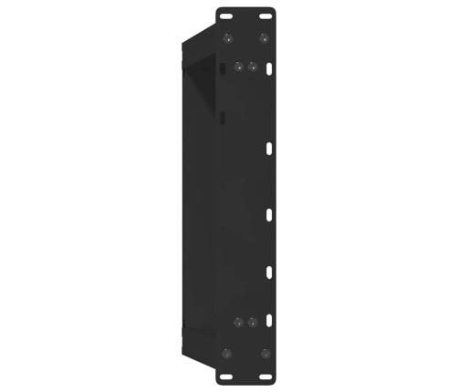 Patas de mesa de centro forma U 2uds acero negro 60x(42-43) cm