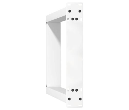 Patas de mesa consola forma U 2 uds acero blanco 28x(72-73) cm