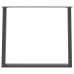 Patas para mesa comedor forma U 2uds antracita 90x(72-73) cm