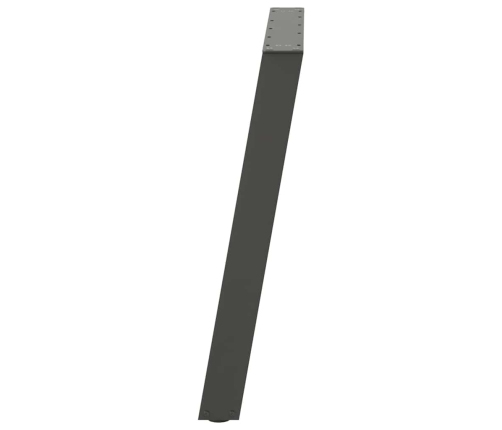 Patas para mesa comedor forma U 2uds antracita 90x(72-73) cm