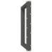 Patas para mesa comedor forma U 2uds antracita 90x(72-73) cm