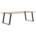Patas para mesa comedor forma U 2uds antracita 90x(72-73) cm