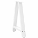 Patas de mesa de centro forma A 2uds acero blanco 50x(72-73) cm