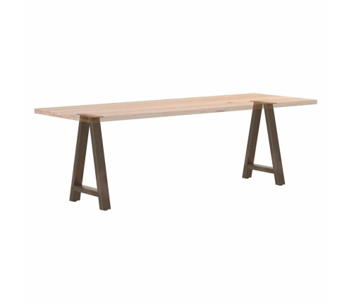 Patas de mesa de centro forma A 2uds acero 50x(72-73) cm