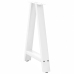 Patas de mesa de centro forma A 2uds acero blanco 60x(72-73) cm