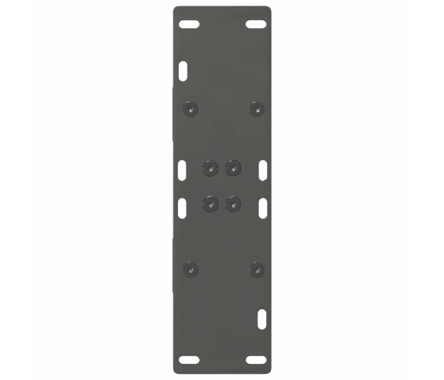 Patas de mesa centro forma A 2uds acero antracita 60x(72-73) cm