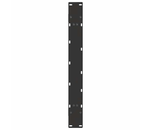 Patas de mesa de centro forma A 2uds acero negro 90x(72-73) cm