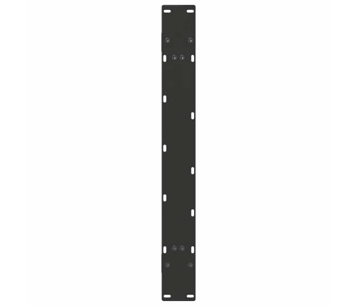 Patas de mesa de centro forma A 2uds acero negro 100x(72-73) cm