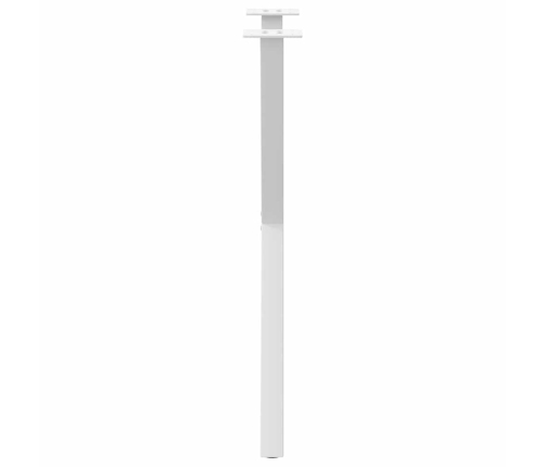 Patas para mesa comedor forma X 2uds acero blanco 57x(72-73) cm