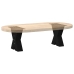 Patas de mesa de centro forma X 2uds acero negro 30x(30-31) cm