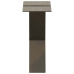 Patas de mesa centro forma X 2uds acero natural 30x(30-31) cm