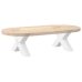 Patas de mesa de centro forma X 2uds acero blanco 50x(30-31) cm