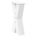 Patas de mesa de centro forma X 2uds acero blanco 38x(42-43) cm