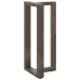 Patas de mesa bar forma T 2 uds acero natural 40x35x(90-91)cm