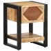 Mesita de noche madera maciza de mango 35x34x45 cm