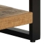 Mesita de noche madera maciza de mango 35x34x45 cm