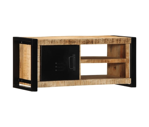 Mueble para la TV 80x30x35 madera maciza mango rugosa