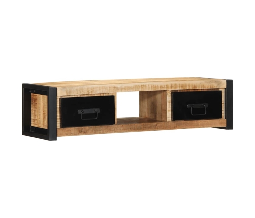 Mueble para la TV 100x30x25 madera maciza mango rugosa