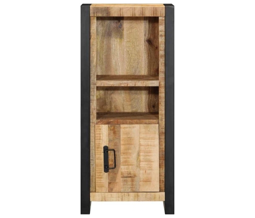 Armario de baño madera maciza de mango 40x30x90 cm