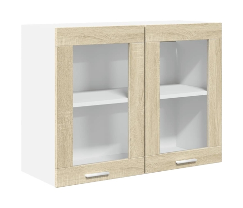 Set muebles de cocina 8 pzas madera de ingeniería roble Sonoma