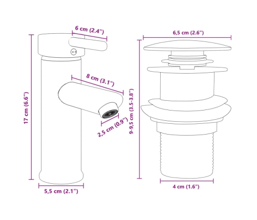 Set de mueble de baño 2 piezas cerámica y madera de ingeniería