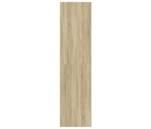 Armario de madera contrachapada color roble 50x50x200 cm