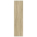 Armario de madera contrachapada color roble 50x50x200 cm