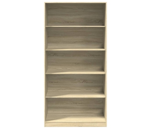 Armario madera contrachapada color roble Sonoma 100x50x200 cm