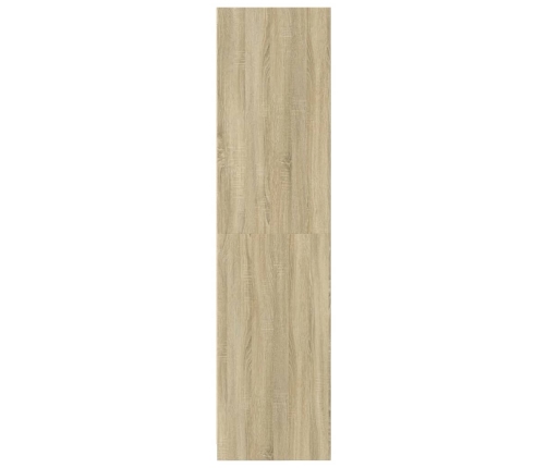 Armario madera contrachapada color roble Sonoma 100x50x200 cm