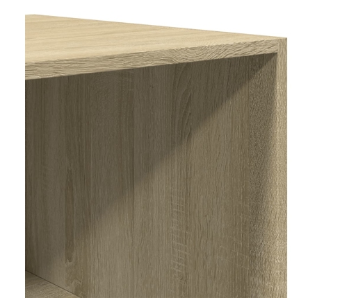 Armario madera contrachapada color roble Sonoma 100x50x200 cm