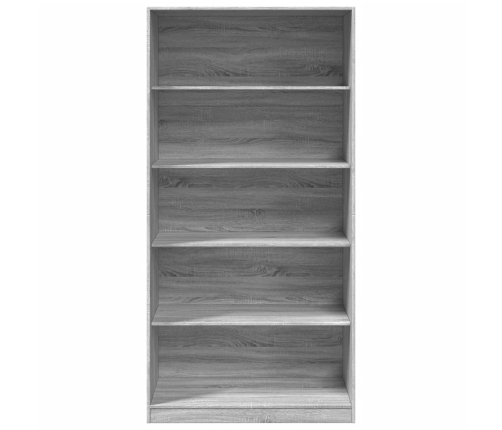 Armario de madera contrachapada gris Sonoma 100x50x200 cm