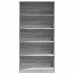 Armario de madera contrachapada gris Sonoma 100x50x200 cm