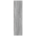 Armario de madera contrachapada gris Sonoma 100x50x200 cm