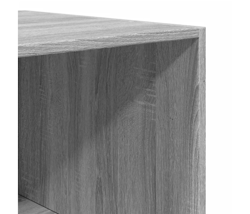 Armario de madera contrachapada gris Sonoma 100x50x200 cm