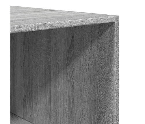 Armario de madera de ingeniería gris Sonoma 80x50x200 cm