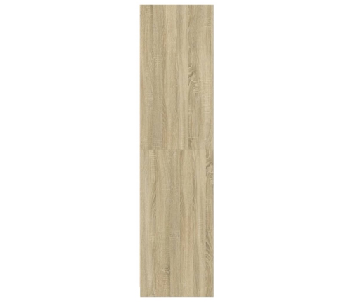 Armario madera contrachapada color roble Sonoma 100x50x200 cm