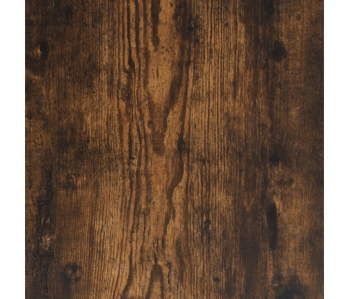 Armario madera contrachapada color roble ahumado 100x50x200 cm