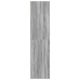 Armario de madera contrachapada gris Sonoma 100x50x200 cm