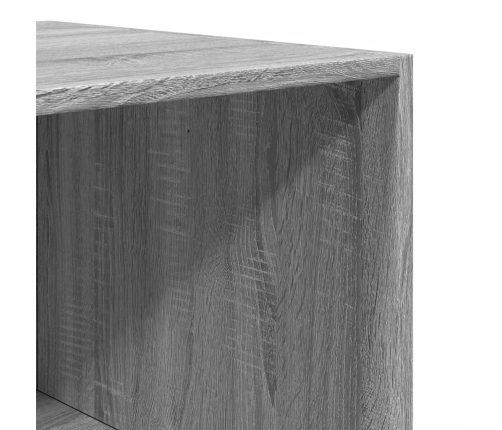 Armario de madera contrachapada gris Sonoma 100x50x200 cm