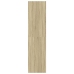 Armario de madera contrachapada color roble 50x50x200 cm