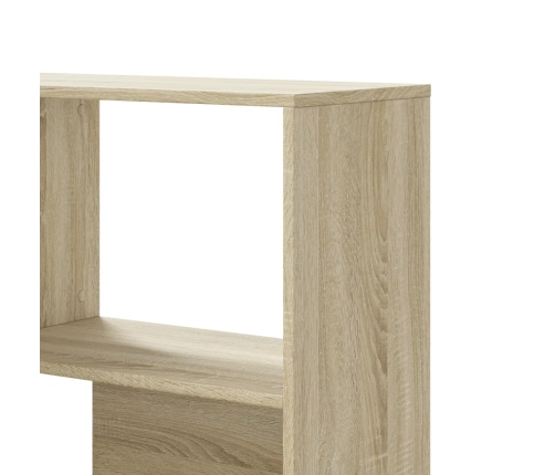 vidaXL Estantería de esquina 4 niveles madera roble Sonoma 85x85x140cm