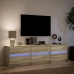 Mueble de TV LED madera de ingeniería roble Sonoma 180x34x50 cm