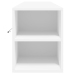 Mueble de TV de pared con luz LED blanco 180x31x39,5 cm