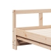 Sofá cama sin colchón madera maciza de pino 90x200 cm