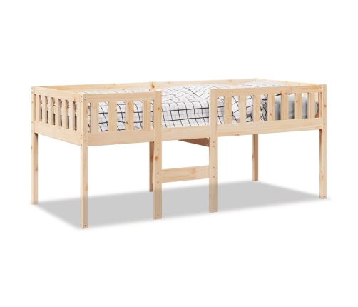 Cama para niños sin colchón madera maciza de pino 80x200 cm