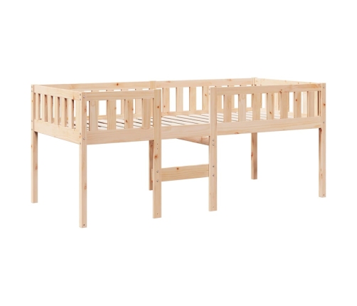 Cama para niños sin colchón madera maciza de pino 80x200 cm