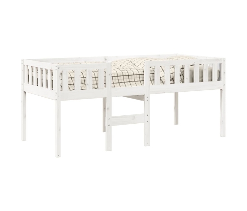 Cama para niños sin colchón madera maciza pino blanca 90x190 cm